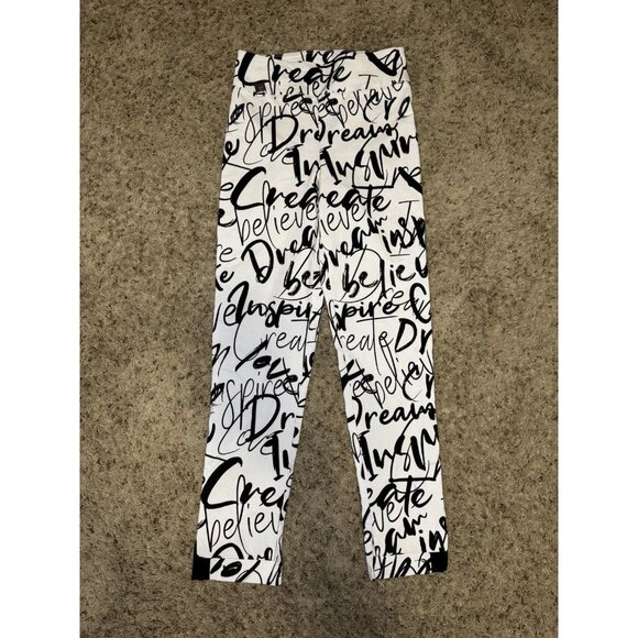 JOSEPH RIBKOFF Graffiti Artsy Pants Stretchy Pull On Grunge Goth Casual S6 26x28 - Picture 2 of 8